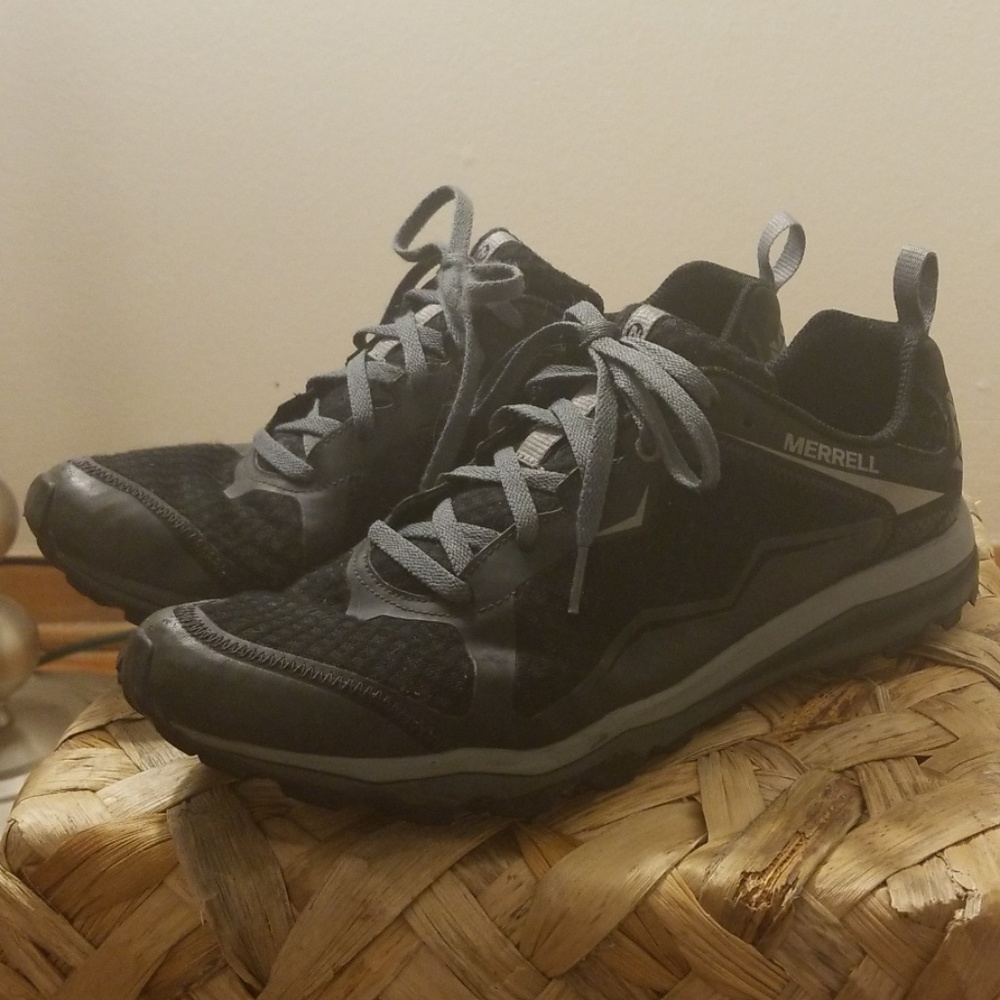 Mens black Merrell sneakers